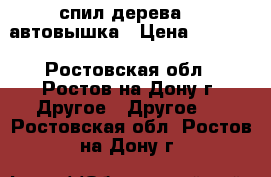 спил дерева    автовышка › Цена ­ 1 000 - Ростовская обл., Ростов-на-Дону г. Другое » Другое   . Ростовская обл.,Ростов-на-Дону г.